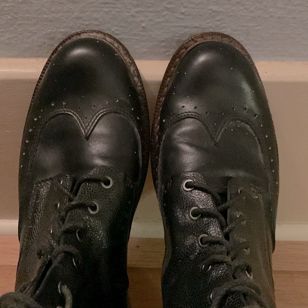 Rag & Bone leather Cozen wingtip lace-up boots EU 38 - Picture 4 of 8